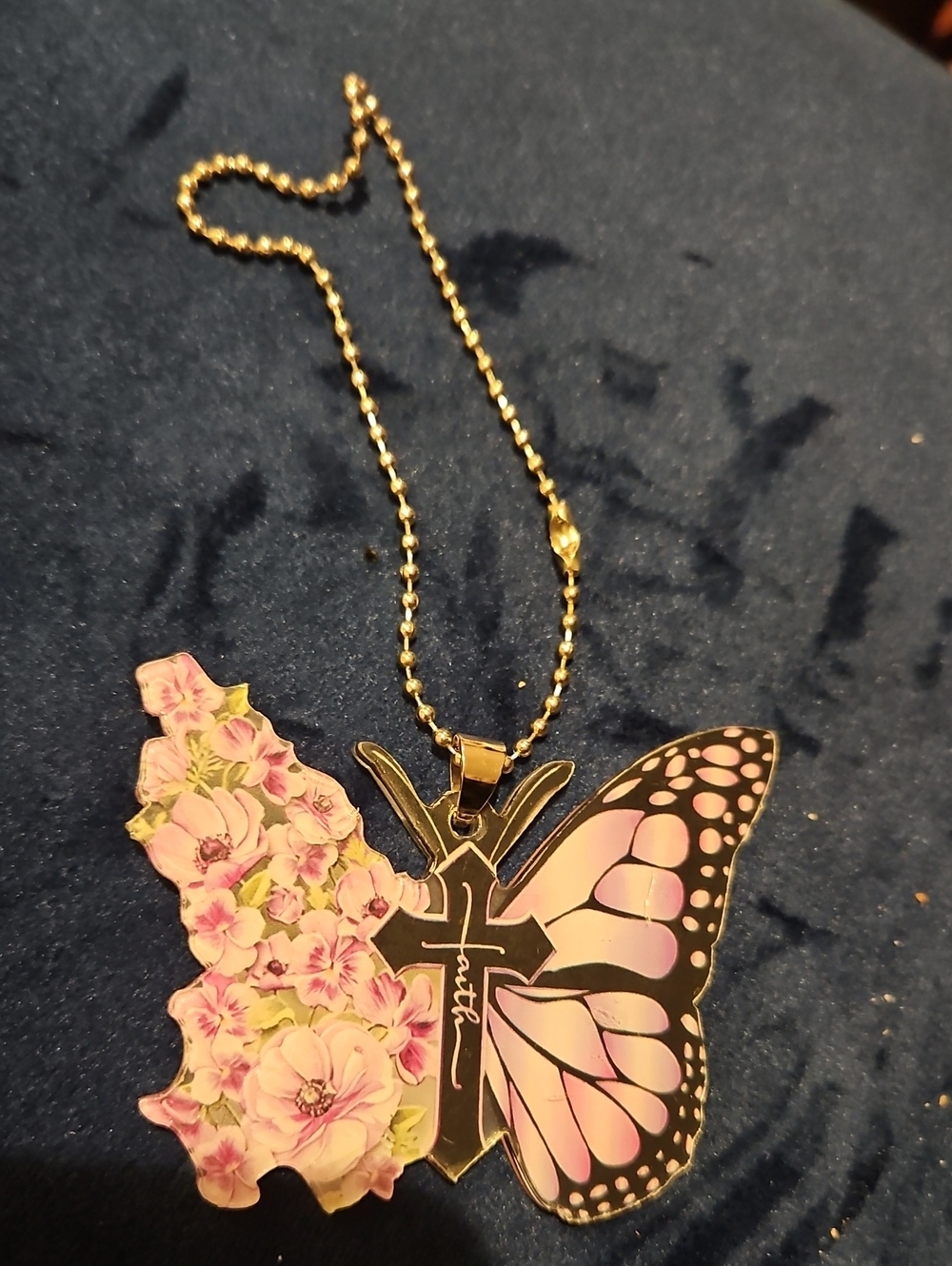 Butterfly Floral Decorative Ornament